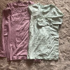 Lululemon Swiftly Tech Long Sleeve Tops - 2 for 1